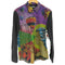 デシグアル Desigual CAM GLOBO 総柄プリント 切替シャツ メンズ JPN:M
