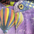 デシグアル Desigual CAM GLOBO 総柄プリント 切替シャツ メンズ JPN:M