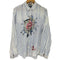 デシグアル Desigual ストライプ柄 フラワープリントシャツ メンズ JPN:M
