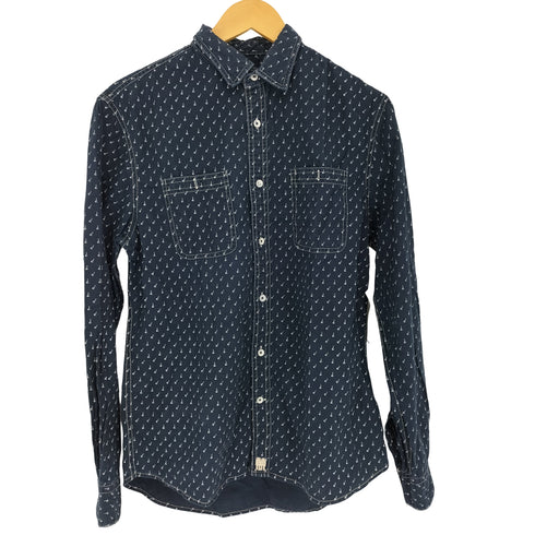 デシグアル Desigual CAM AMBROSIO クエスチョンマーク 総柄シャツ メンズ JPN:L