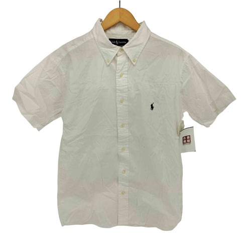ラルフローレン RALPH LAUREN 90s YAMOUTH PINPOINT OXFORD ポニー刺繍 ボタンダウン 半袖 シャツ メンズ