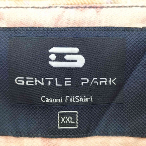 GENTLE PARK スナップボタンチェックシャツ メンズ XXL