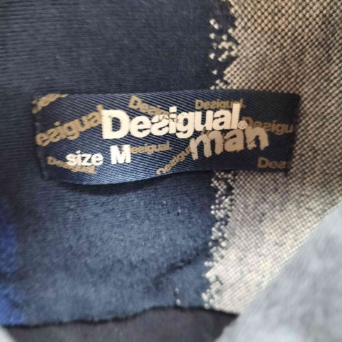 デシグアル Desigual BERNARD ボーダーBDシャツ メンズ JPN:M