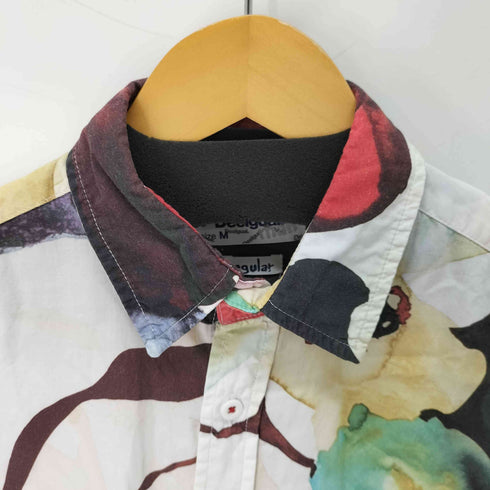 デシグアル Desigual CAM LEO 総柄プリント 半袖シャツ メンズ JPN:M