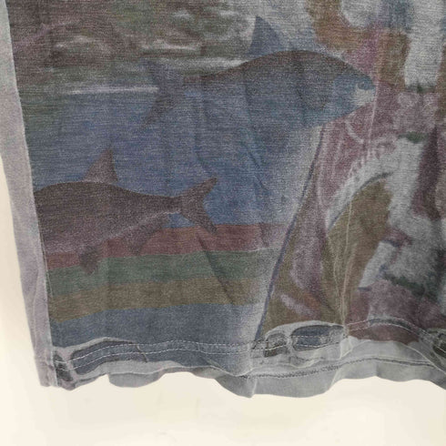 デシグアル Desigual グラフィックプリントフーデッドカットソー Y2K メンズ JPN:M
