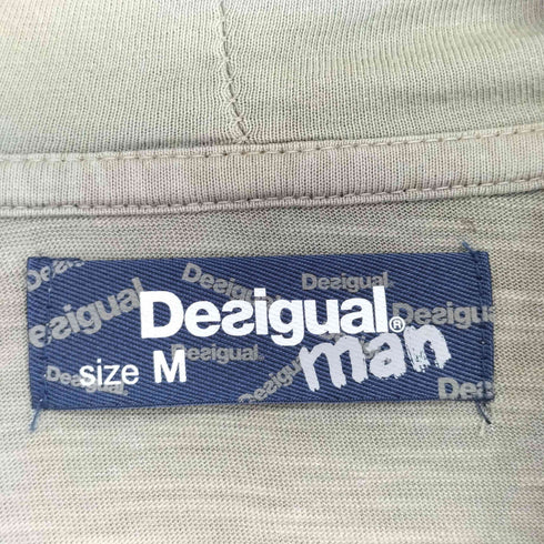 デシグアル Desigual ロゴプリント プルオーバーパーカー 気球 飛行機 メンズ JPN:M