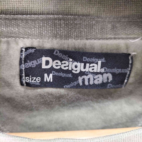 デシグアル Desigual イーグル 騎手 モノアイ 刺繍デザインカットソー メンズ JPN:M