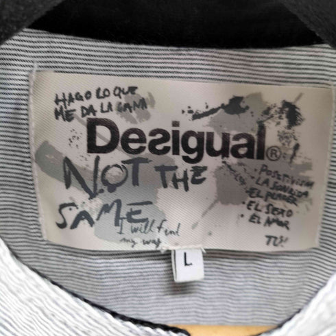 デシグアル Desigual バンドカラー プルオーバーシャツ メンズ JPN:L