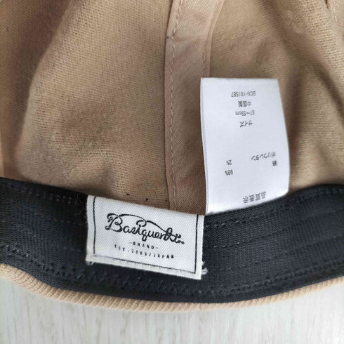 ベーシックエンティ BASIQUENTI Spring Logo Short Cap レディース 57-59CM
