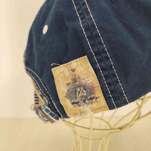 ポロバイラルフローレン Polo by RALPH LAUREN 90s USN刺繍 マリン ベースボールキャップ メンズ ONE SIZE