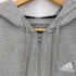 アディダス adidas エッセンシャルズ プラス ルーズフィット スリーストライプス フレンチテリー フルジップパーカー メンズ JPN:M