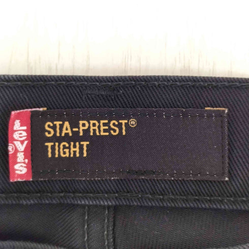 リーバイス Levis STA-PREST TIGHT ブラックデニムパンツ メンズ 30