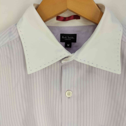 ポールスミスロンドン Paul Smith LONDON ストライプ ワイドカラー シャツ メンズ import:M