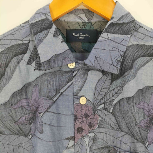 ポールスミスジーンズ Paul Smith JEANS ポケット付き 花柄 半袖 シャツ メンズ import:M