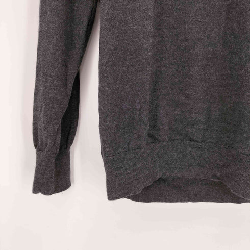 ユナイテッドアローズグリーンレーベルリラクシング UNITED ARROWS green label relaxing ハミルトンラム ワイドカラー ニット メンズ JPN:S