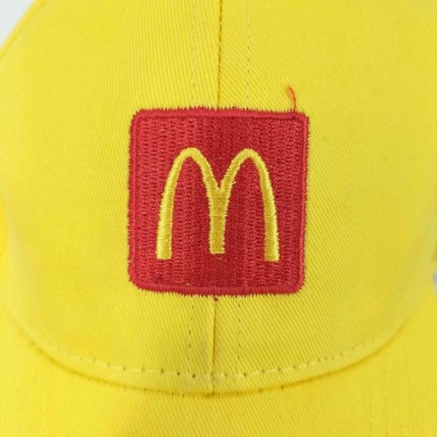 企業ロゴ刺繍テープバックキャップ メンズ