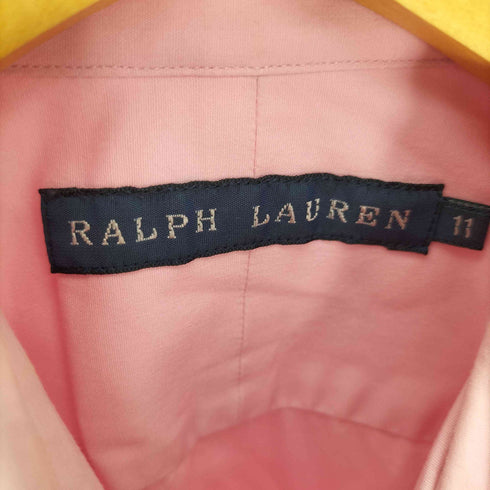 ラルフローレン RALPH LAUREN ビッグ ポニー刺繍 ロゴ レギュラーカラー L/S シャツ レディース JPN:11号