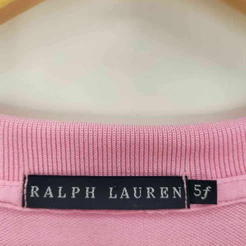 ラルフローレン RALPH LAUREN ポニー刺繍 ロゴ パフスリーブ スキッパー S/S ポロシャツ レディース 5f