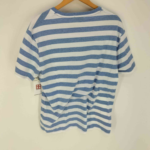 ポロラルフローレン POLO RALPH LAUREN CUSTOM SLIM FIT 3 ナンバリング ポニー刺繍 ボーダー S/S Tシャツ メンズ import:L