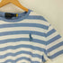 ポロラルフローレン POLO RALPH LAUREN CUSTOM SLIM FIT 3 ナンバリング ポニー刺繍 ボーダー S/S Tシャツ メンズ import:L