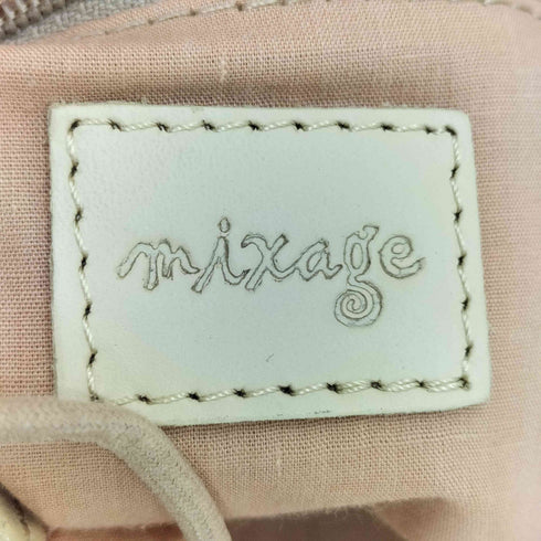mixage ラメ糸 カゴバッグ レディース