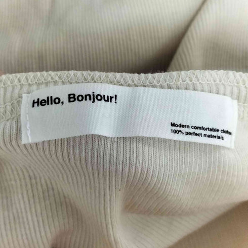 アパルトモン L’Appartement Rib L/S T-SH リブ ロングスリーブ Tシャツ レディース FREE