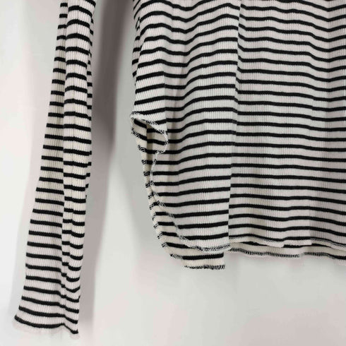 アパルトモン L’Appartement BORDER RIB L/S T-SH ボーダー リブ ロングスリーブ Tシャツ レディース FREE