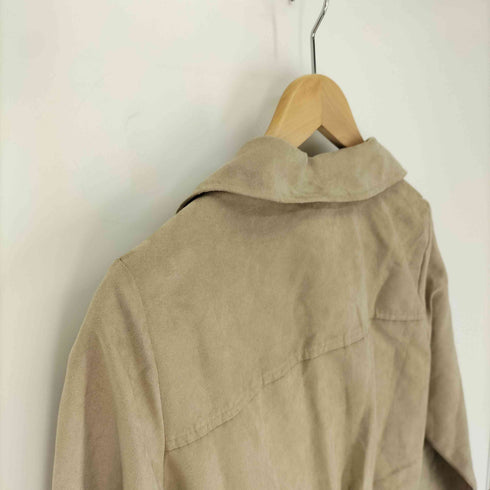 ザラ ZARA スエード調 ベルト ワンピース レディース import:M