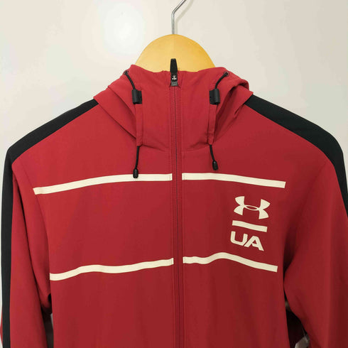 アンダーアーマー UNDER ARMOUR Stretch Woven Full Zip Hoodie ストレッチ ウーブン フル ジップ フーディ メンズ SM