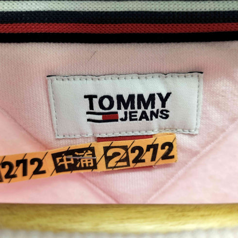 トミージーンズ tommy jeans フラッグ 刺繍ロゴ クルーネックスウェット レディース M