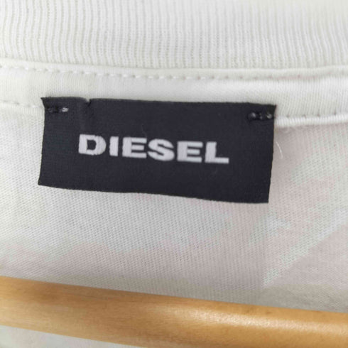 ディーゼル DIESEL テープデザイン ロゴTシャツ メンズ JPN:M