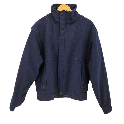 ボストントレーダーズ BOSTON TRADERS 90s メランジ スタンドカラーウールジャケット メンズ L