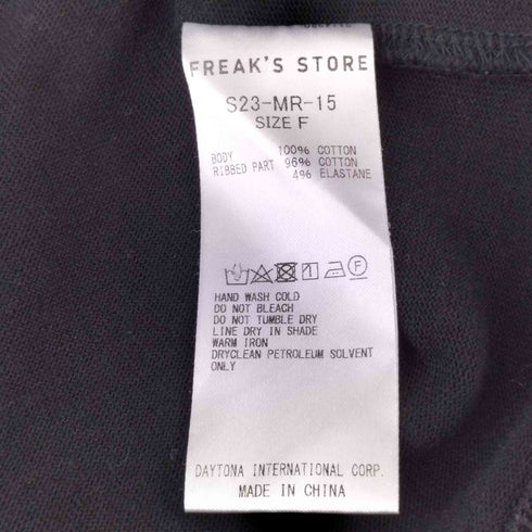 フリークスストア FREAKS STORE USAコットンビッグシルエットTシャツワンピース レディース FREE