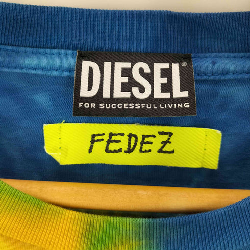 ディーゼル DIESEL FEDEZ タイダイ クルーネックTシャツ メンズ JPN:S