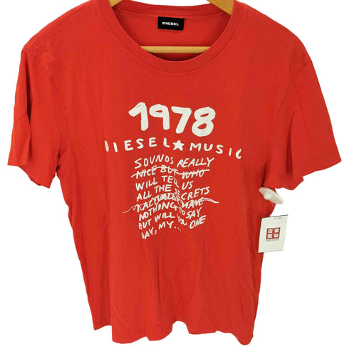 ディーゼル DIESEL フロントプリントTシャツ メンズ JPN:L