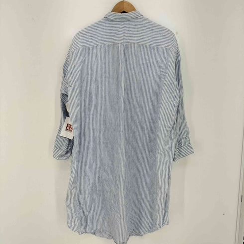 ネストローブ nest Robe リネン ストライプ ロングシャツワンピース レディース FREE