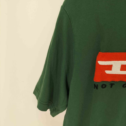 ディーゼル DIESEL NOT COOL ANYMORE ロゴ刺繍デザインTシャツ メンズ JPN:M