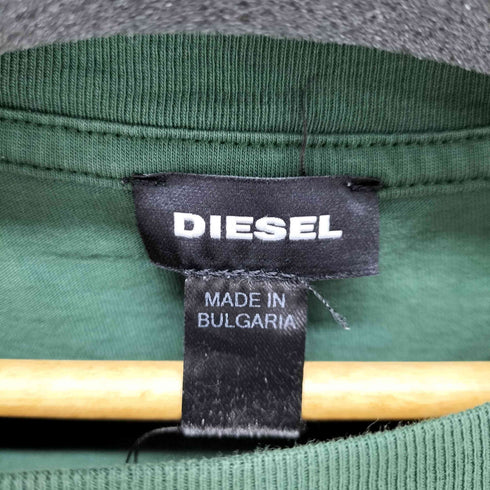 ディーゼル DIESEL NOT COOL ANYMORE ロゴ刺繍デザインTシャツ メンズ JPN:M