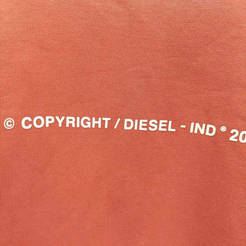 ディーゼル DIESEL フェード ロゴプリント クルーネックスウェット メンズ JPN:M