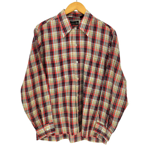 ジェーシーペニー JC Penney 90s マドラスチェック レギュラーカラーシャツ メンズ import:M