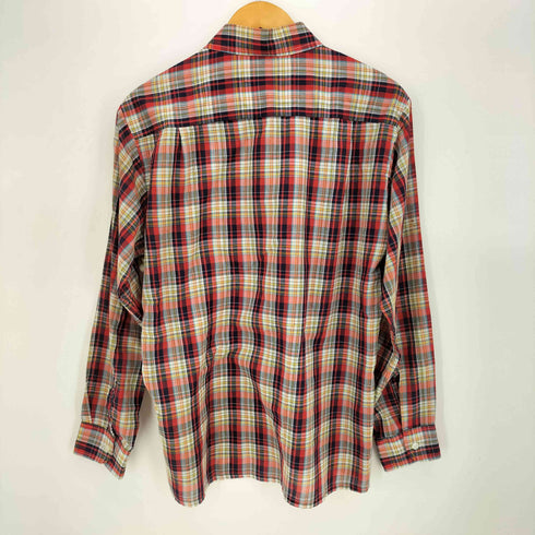 ジェーシーペニー JC Penney 90s マドラスチェック レギュラーカラーシャツ メンズ import:M