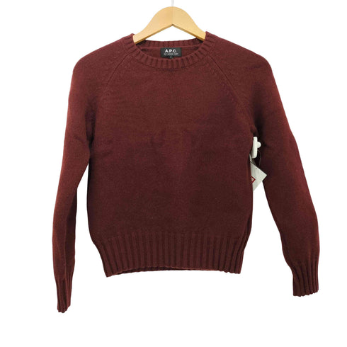 アーペーセー A.P.C. ウール クルーネック ニット レディース import:S