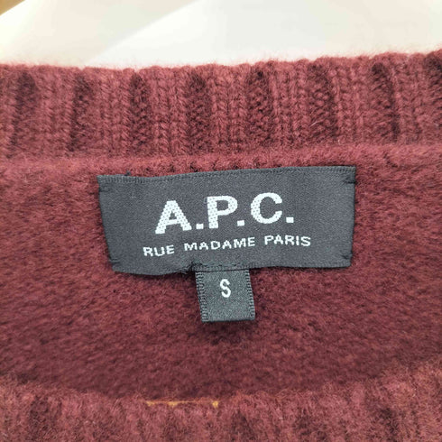 アーペーセー A.P.C. ウール クルーネック ニット レディース import:S