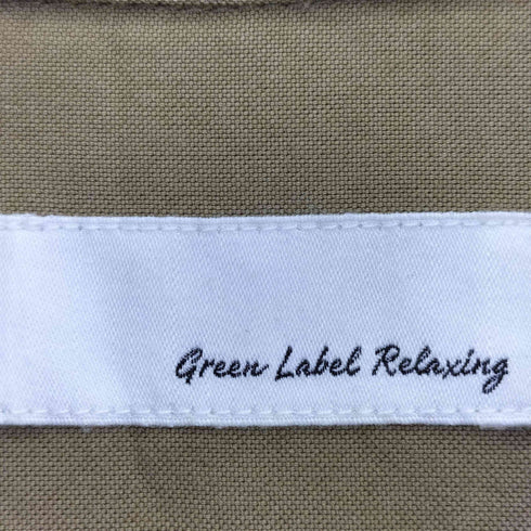 グリーンレーベルリラクシング GREEN LABEL RELAXING SC CPO ロング シャツ ワンピース レディース FREE