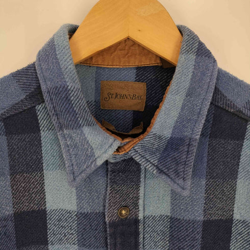 セントジョンズベイ STJOHNS BAY BRAWNY ヘビーネルチェックシャツ メンズ import:L
