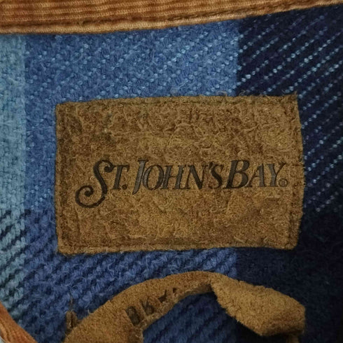 セントジョンズベイ STJOHNS BAY BRAWNY ヘビーネルチェックシャツ メンズ import:L