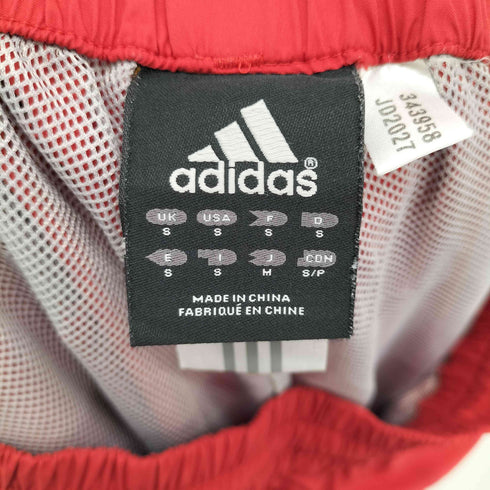 アディダス adidas 裏地メッシュ 3ライン ポリエステル トラックパンツ メンズ S