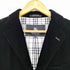 バーバリーブラックレーベル BURBERRY BLACK LABEL 裏地ノヴァチェックベロアチェスターコート メンズ M