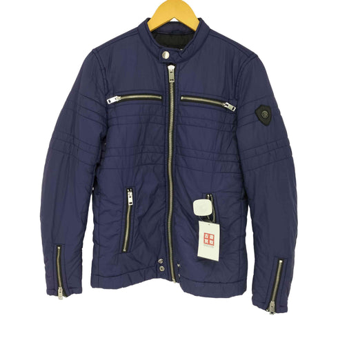 ディーゼル DIESEL 裏地ロゴ ナイロンライダースジャケット メンズ JPN:S