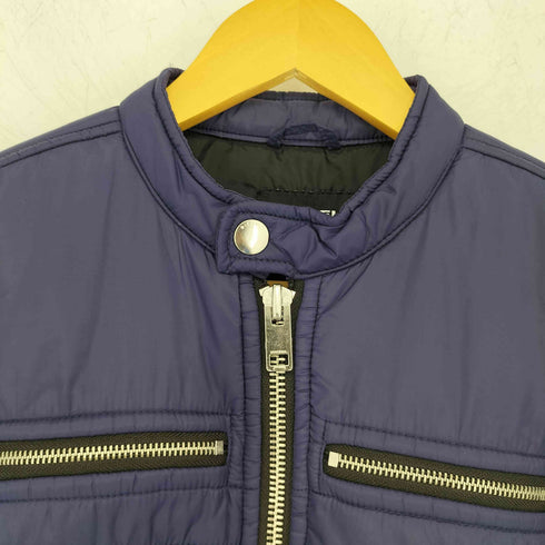 ディーゼル DIESEL 裏地ロゴ ナイロンライダースジャケット メンズ JPN:S